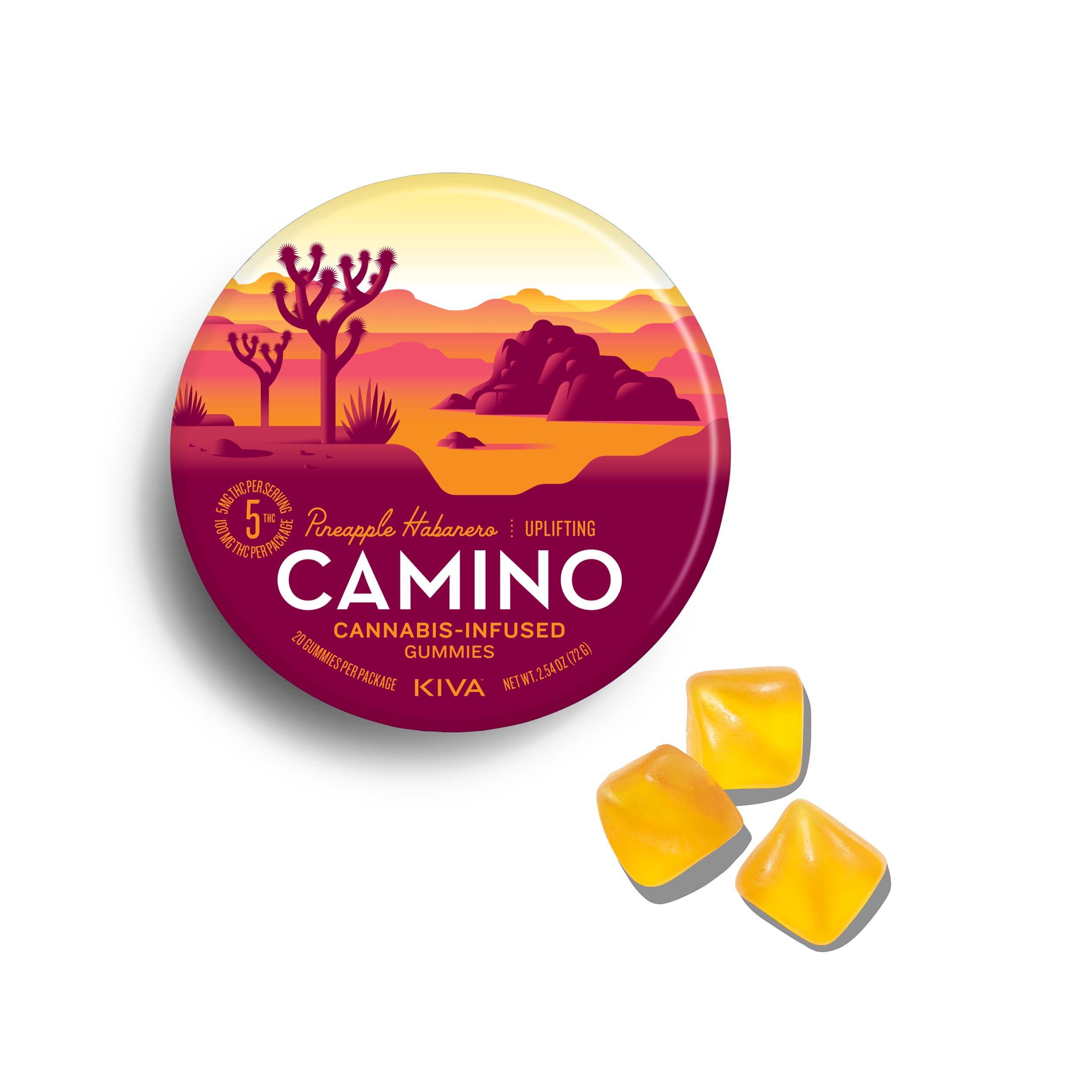 Kiva | Camino | Pineapple Habanero Gummies