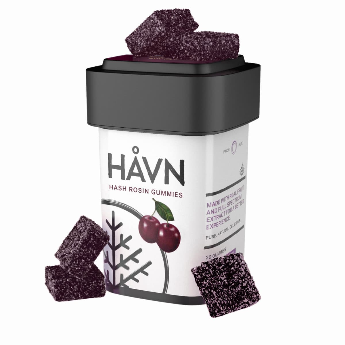 Black Cherry Hash Rosin Gummies