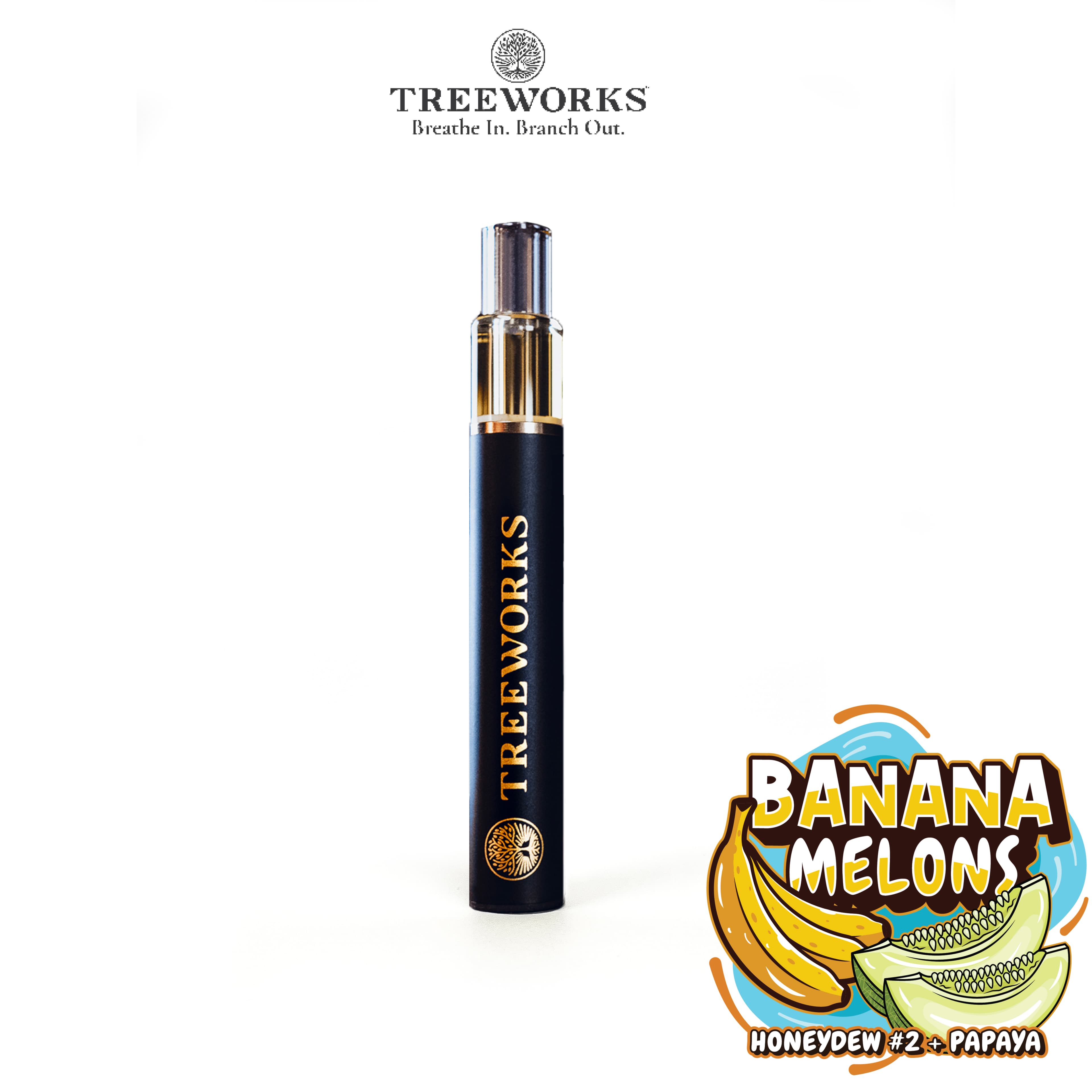 Banana Melons | Rosin Wand | .5g Disposable